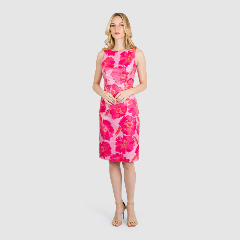 CN7173C Slvss Sheath Dress - Cenia New York