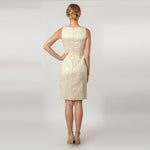 CN7173_Boat Neck Bow Sheath - Cenia New York