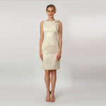 CN7173_Boat Neck Bow Sheath - Cenia New York