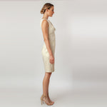 CN7173_Boat Neck Bow Sheath - Cenia New York