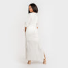 CN7181 Knoted Slv Side Slits Dress - Cenia New York