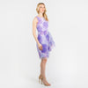 CN7196 Slvss Overskirted Sheath - Cenia New York
