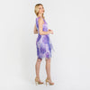 CN7196 Slvss Overskirted Sheath - Cenia New York