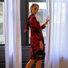 Stand NK Back Tie Sheath - Cenia New York