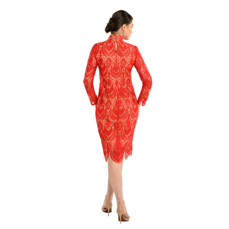 Mock Neck Long Sleeve	Sheath - Cenia New York