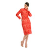 Mock Neck Long Sleeve	Sheath - Cenia New York