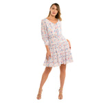 Ballon Slvs Tiered Dress - Cenia New York