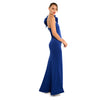 Asymmetric Shoulder Side Ruffled Gown - Cenia New York
