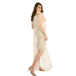 Folded Collar Long Coverup - Cenia New York