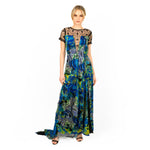 Mix-Media Side Flounce Gown - Pre/order - Cenia New York